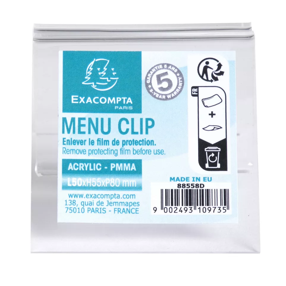 Clip card holder S size (50mm width)/...