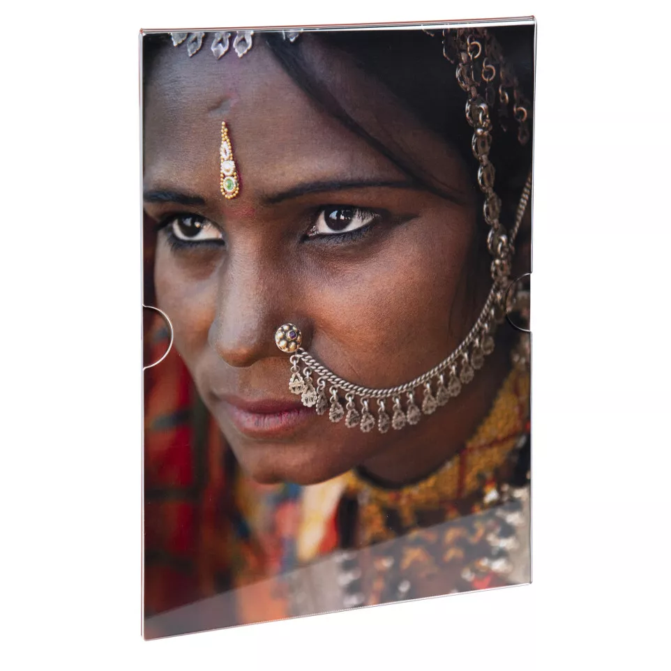 Wall sign holder A4 portrait/ Pc.