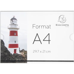 Wall sign holder A4 landscape/ Pc.