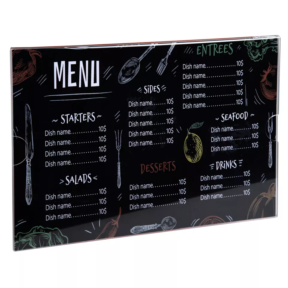 Wandpocket A4 horizontaal-/ St.