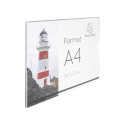 Wall sign holder A4 landscape/ Pc.