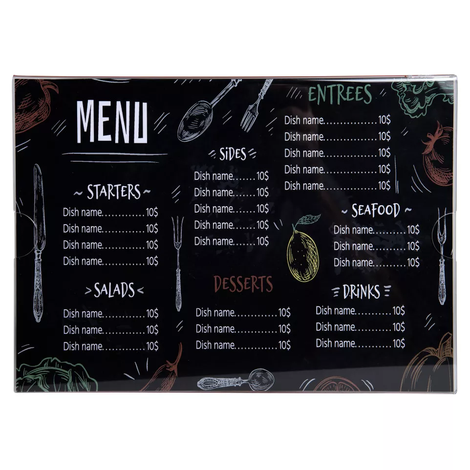 Wandpocket A4 horizontaal-/ St.