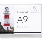 Pack 10 label holders 52x37...