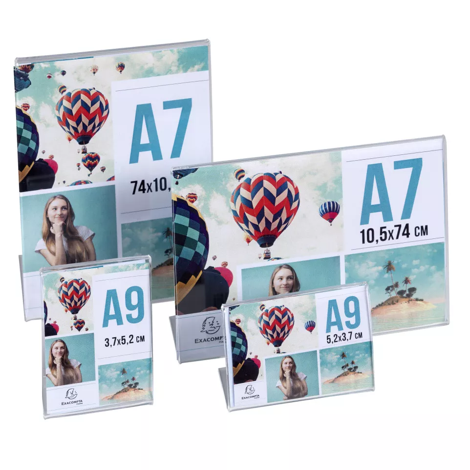 Pack 10 label holders 105x74 A7...