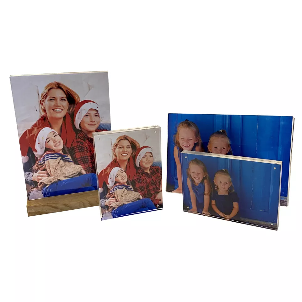 Lot de 3 porte-visuels avec fermeture...