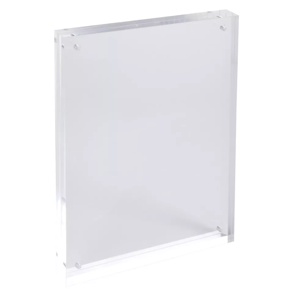 Stand up sign holder magneted closure...