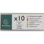 Pack 10 table place name holders 105x40/ Pc.