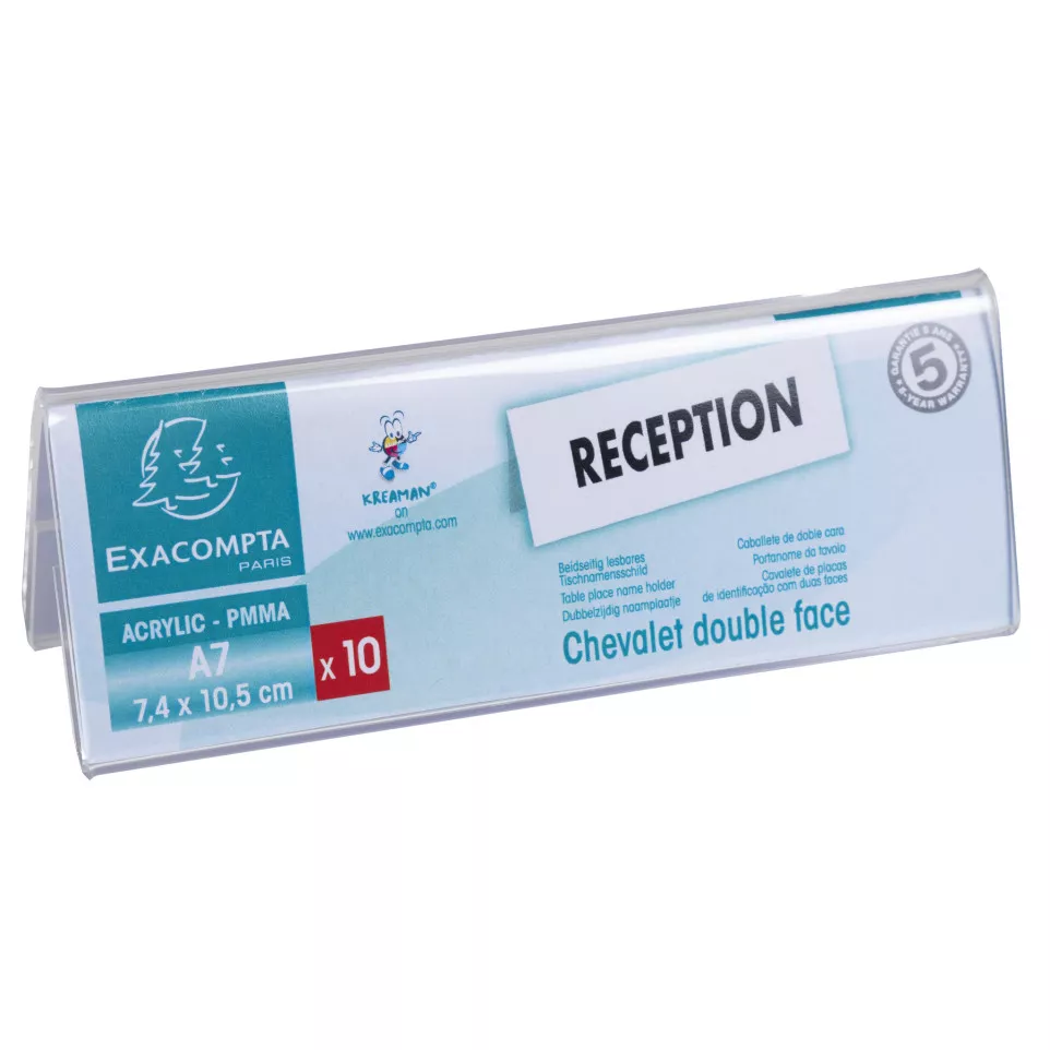 Lot de 10 chevalets double face...