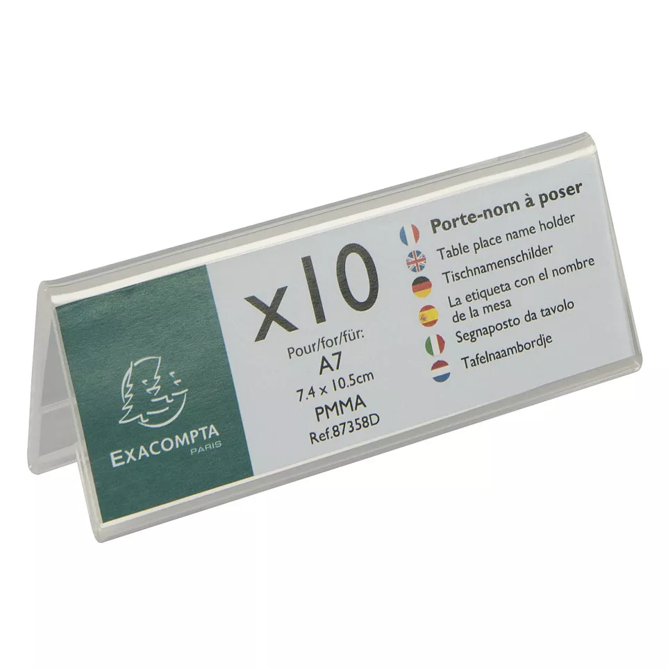 Lot de 10 chevalets double face...