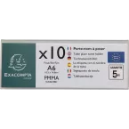 Pak van 10 tafelnaam-houders 150x55mm A6/ St.