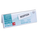 Pak van 10 tafelnaam-houders 150x55mm A6/ St.