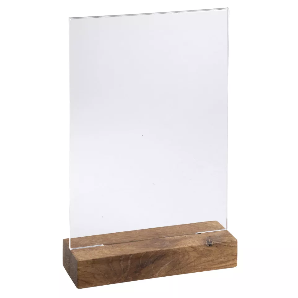 Folderhouder A5 vert-icaal houten...