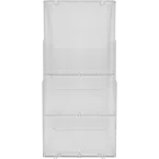 WALL RACK A4 PORTRAIT (3) clear/ Pc.