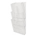 WALL RACK A4 PORTRAIT (3) clear/ Pc.