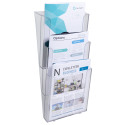 WALL RACK A4 PORTRAIT (3) clear/ Pc.