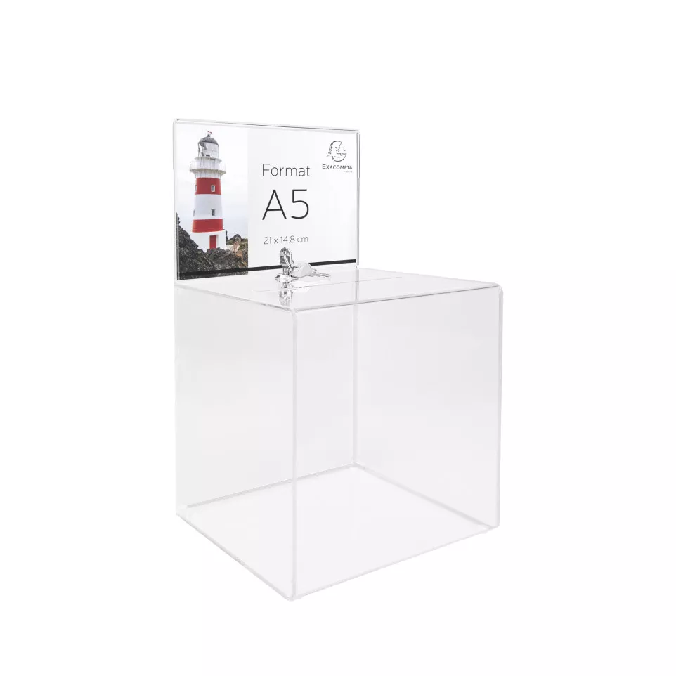 Suggestion box + A5 sign holder...