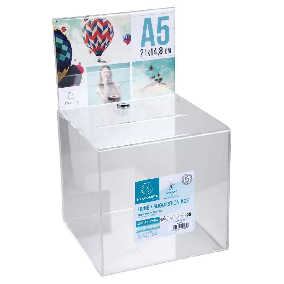 Suggestion box + A5 sign holder...