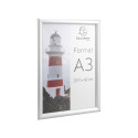 Wand poster lijst A3- aluminium/kristal/ St.