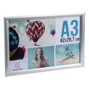 Cadre photo mural aluminium A3/ Pce