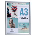 Cadre photo mural aluminium A3/ Pce