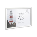 Wand poster lijst A3- aluminium/kristal/ St.