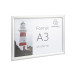Wand poster lijst A3- aluminium/kristal/ St.
