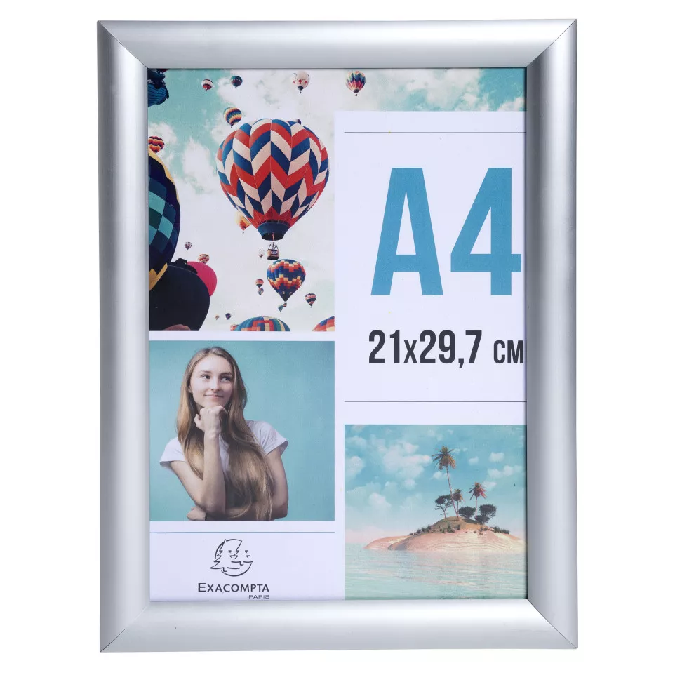 Cadre photo aluminium A4/ Pce
