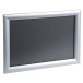 Wand poster lijst A4- aluminium/kristal/ St.