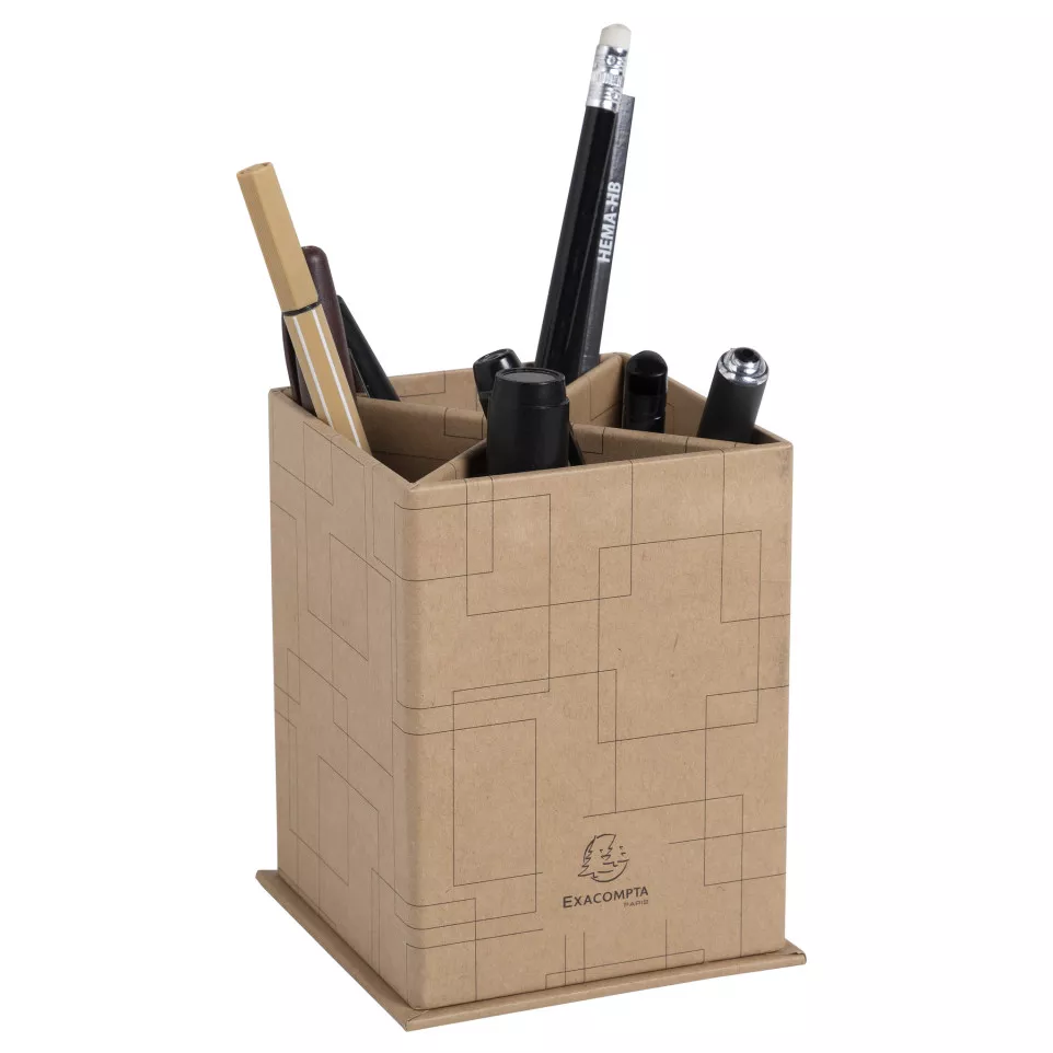 Squared pen-holder 4 comp. Eterneco/ Pc.