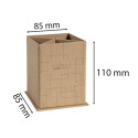 Squared pen-holder 4 comp. Eterneco/ Pc.