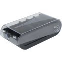Card index/FlashCards box A8 black/clear/ Pc.
