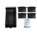 Card index/FlashCards box A8 black/clear/ Pc.