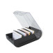 Card index/FlashCards box A8 black/clear/ Pc.