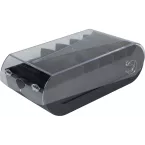 Card index/FlashCards box A7 black/clear/ Pc.