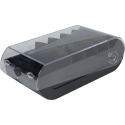 Card index/FlashCards box A7 black/clear/ Pc.