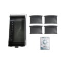 Card index/FlashCards box A7 black/clear/ Pc.