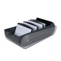 Card index/FlashCards box A7 black/clear/ Pc.