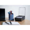 Card index/FlashCards box A7 black/clear/ Pc.