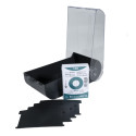 Card index/FlashCards box A7 black/clear/ Pc.