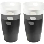 ECOBIN Papiermand 15-L Office zwart/grijs/ St.