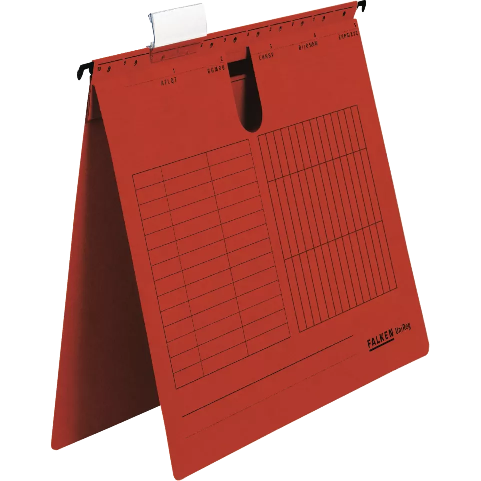 Hangmap A4 rood-/ St.