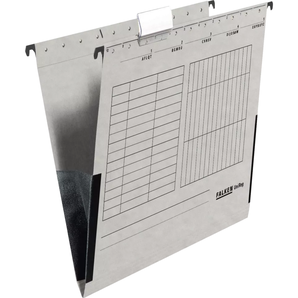 Hangmap A4 grijs-/ St.