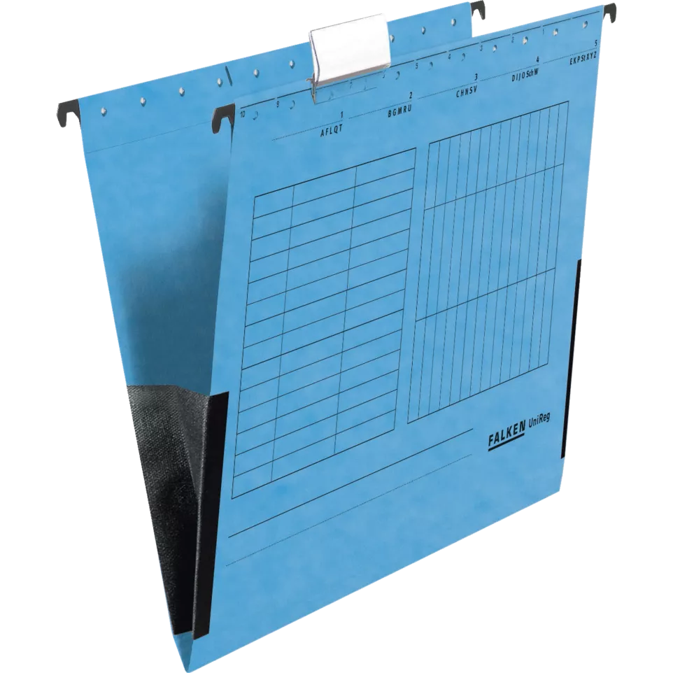 Hangmap A4 blauw-/ St.