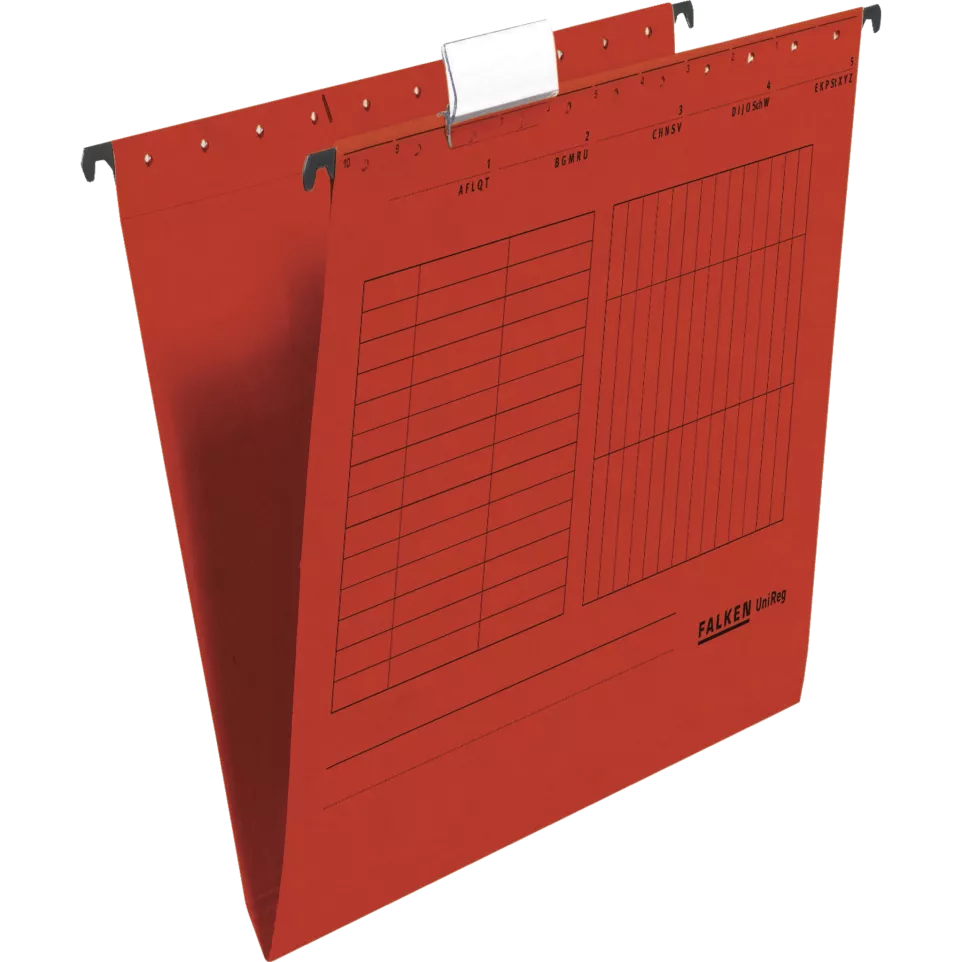 Hangmap A4 rood-/ St.