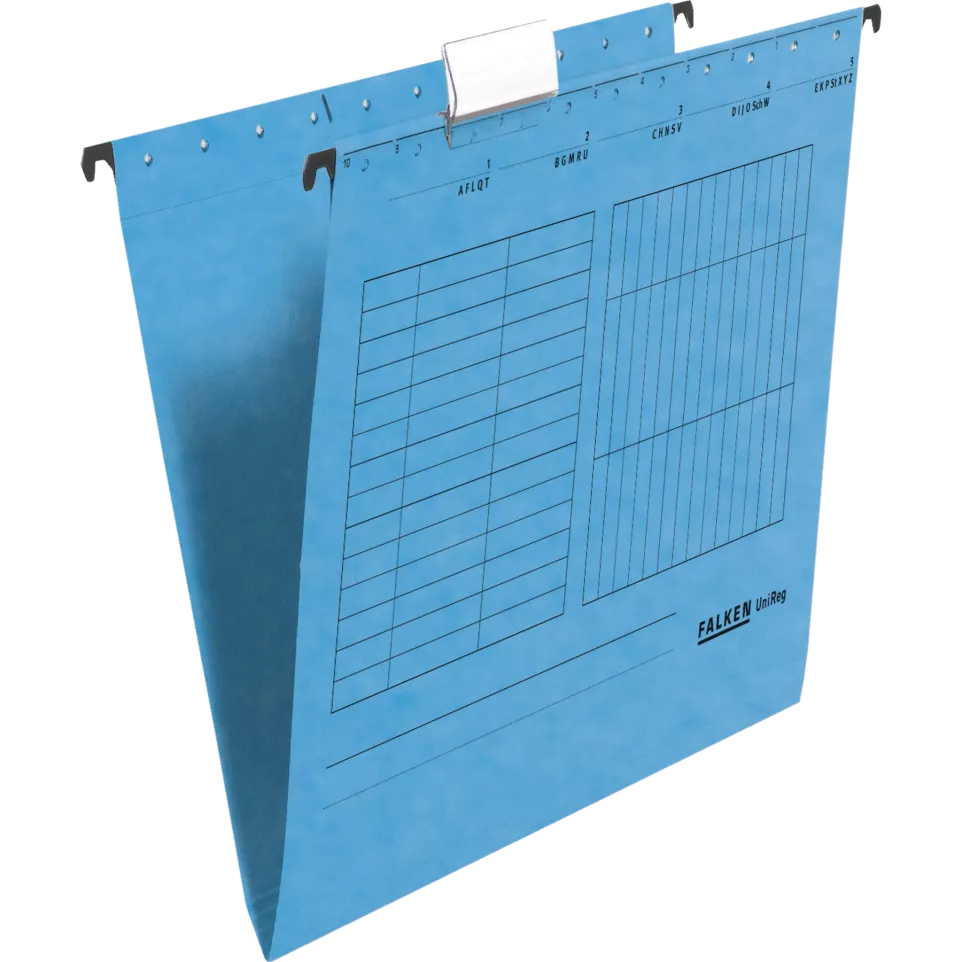 Hangmap A4 blauw-/ St.