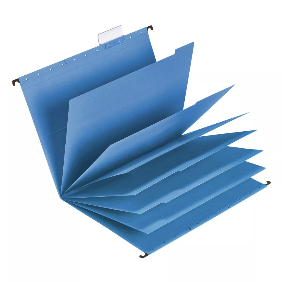 Project/Personeelsmap A4 blauw-/ St.