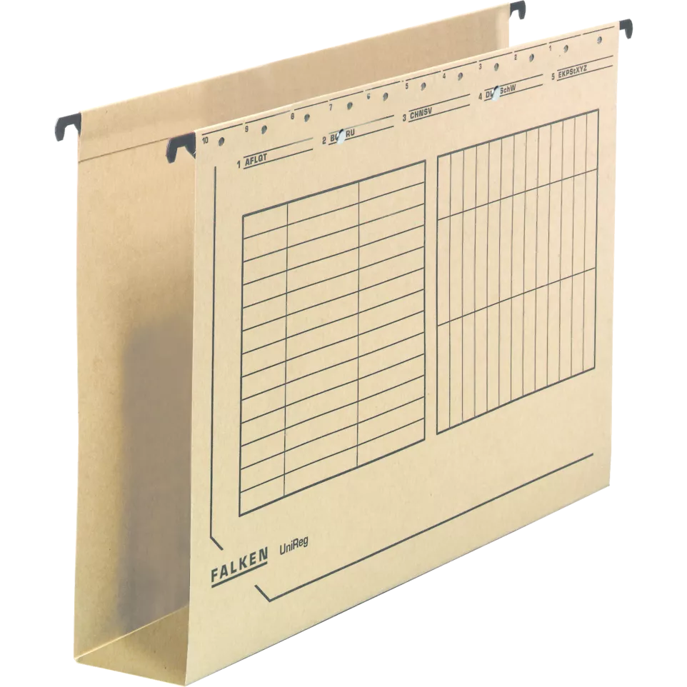 Hangmap A4 bodem 6cm bruin-/ St.