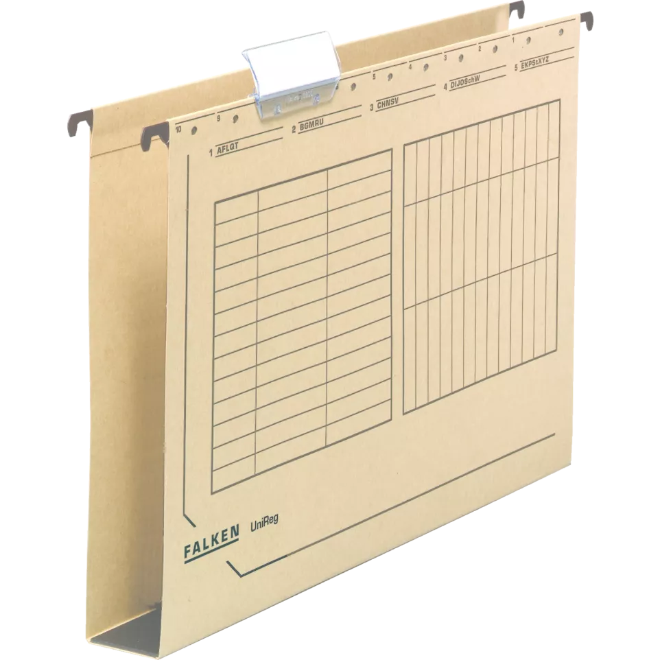 Hangmap A4 bodem 4cm bruin-/ St.