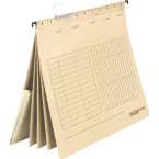 Paq 5 Dossier susp.-multiple A4 marron/ Pce