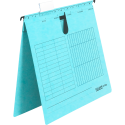 Pk 5 Hangmappen A4 blauw-/ St.